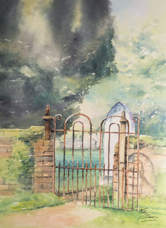 'The Old Churchyard' - Atmosphere and Light