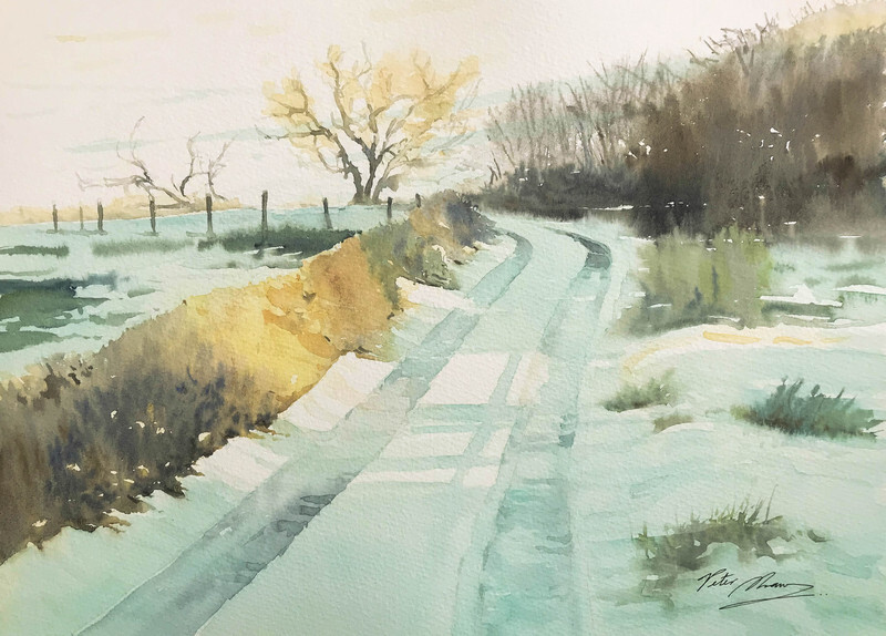 'Snowy Lane' - Atmosphere and Light