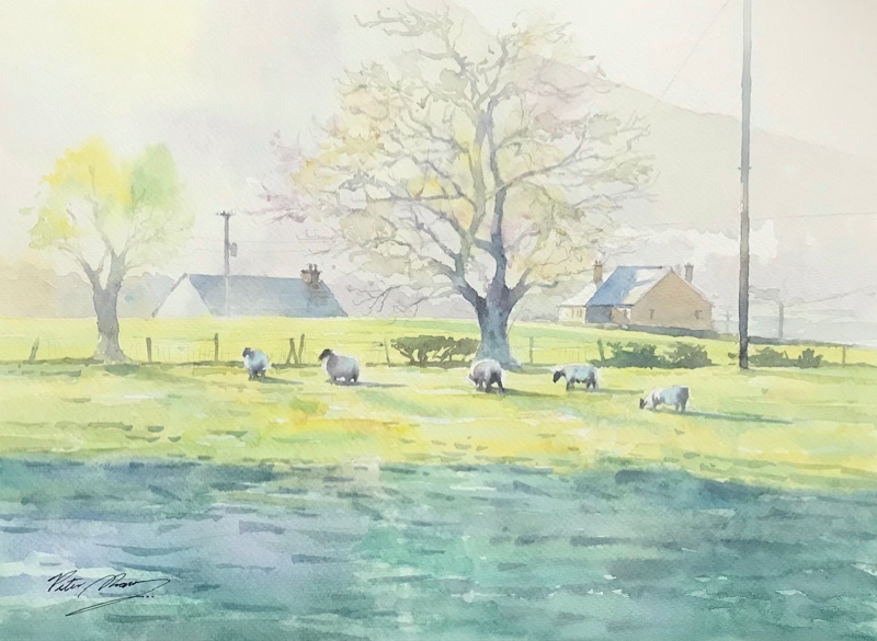 'Spring evening' - Latest Work