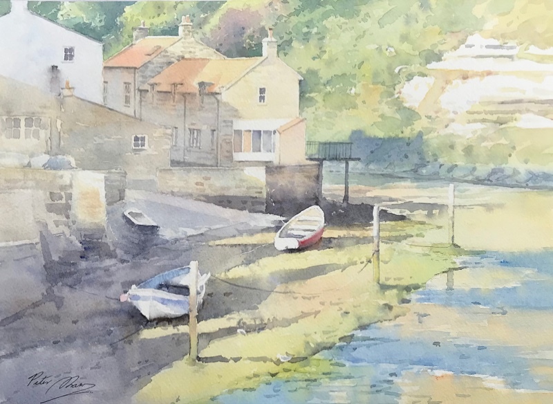 'Colours of Morning, Staithes' - Latest Work