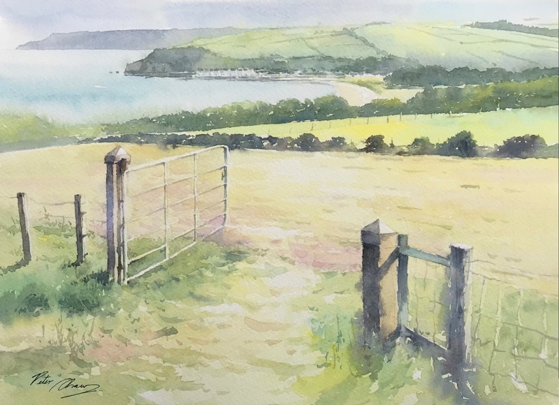 'Overlooking Cushendun' - Latest Work