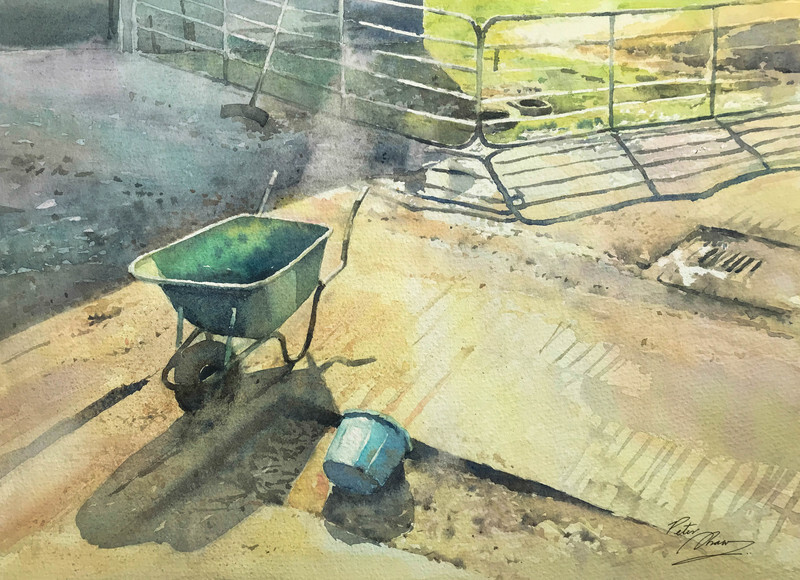 'Morning on the Farm' - Atmosphere and Light