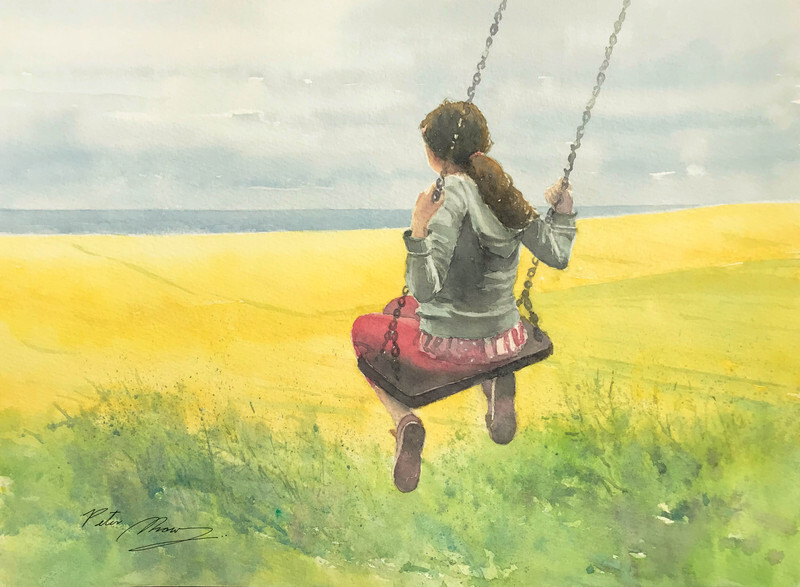 'Higher!' - 'Figures in the Landscape'