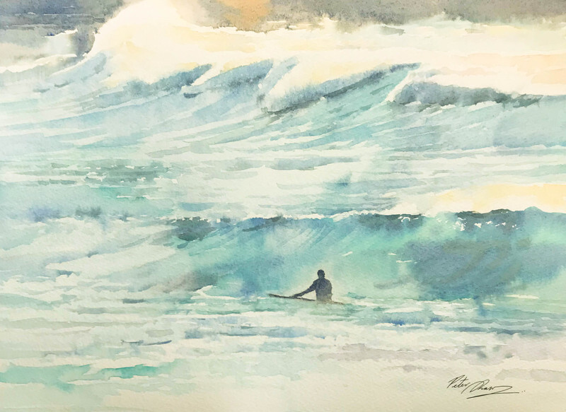 'Surfer, West Strand' - 'River and Coast'