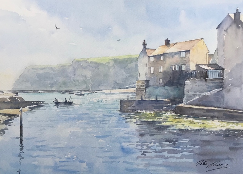 'Staithes Harbour' - Latest Work