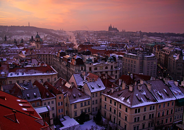 Rooftops of Prague by Charlotte Brett LRPS