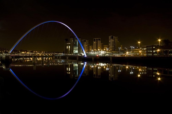 Newcastle Millennium bridge [4] - Landscapes