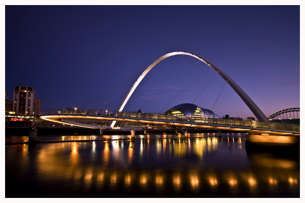 Newcastle Millennium bridge [2] - Landscapes