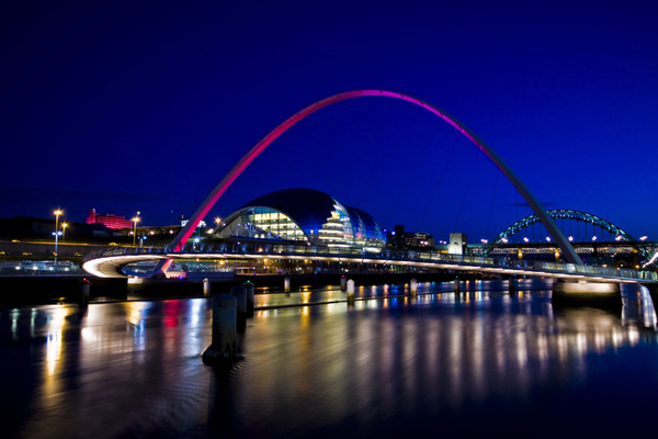 Newcastle Millennium bridge [3] - Landscapes