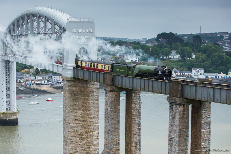 Tornado crossing Royal Albert Bridge - Cornwall - Towns and Countryside