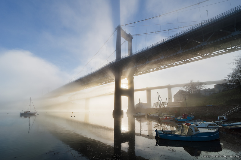 Tamar Bridge - Cornwall - Towns and Countryside