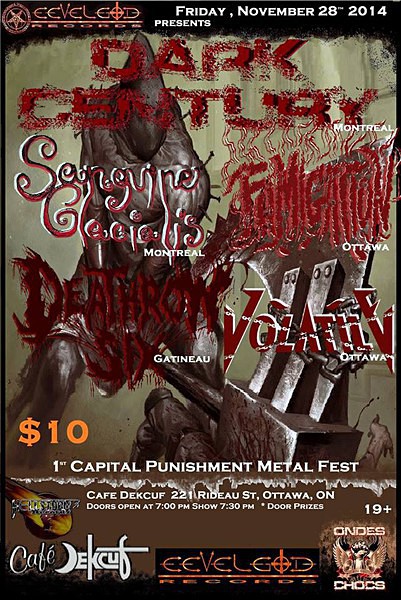 dark century 2014 - Flyers