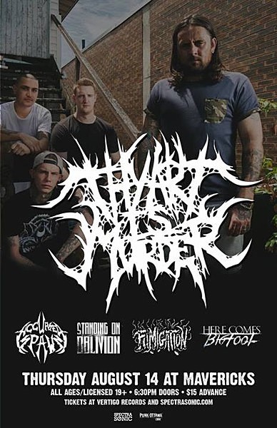 thy art is murder 2014 - Flyers