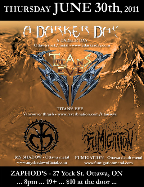 Titan's Eve 2011 - Flyers