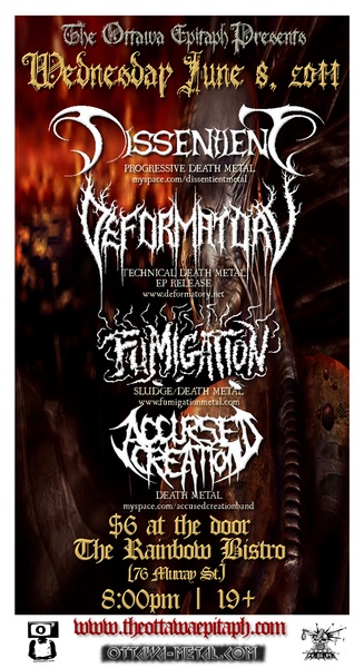 Deformatory EP Release 2011 - Flyers