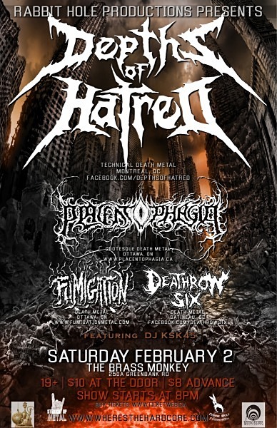 Depths of Hatred 2013 - Flyers