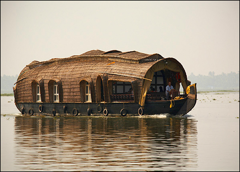 Keralan houseboat - India - Kerala