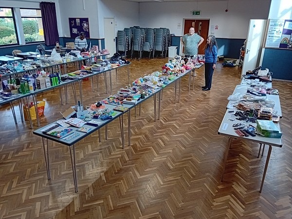 About to start - 'Link To Hope' Christmas boxes