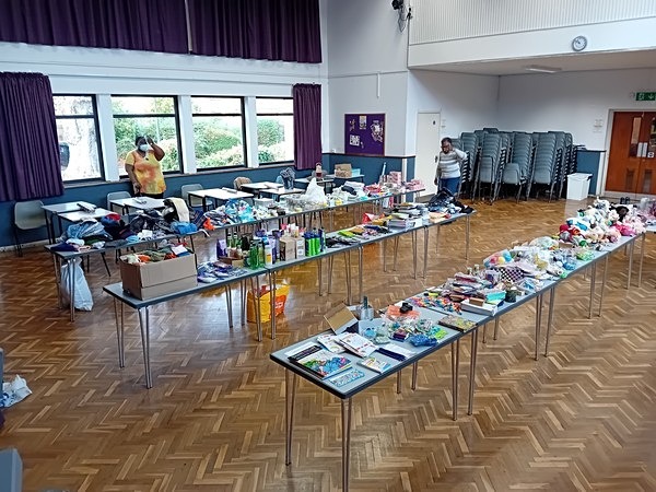 All is ready - 'Link To Hope' Christmas boxes