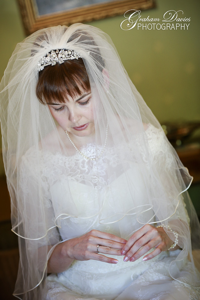 Bride getting ready for her wedding at St. Hilary Church - Wedding Photography at St. Hilary