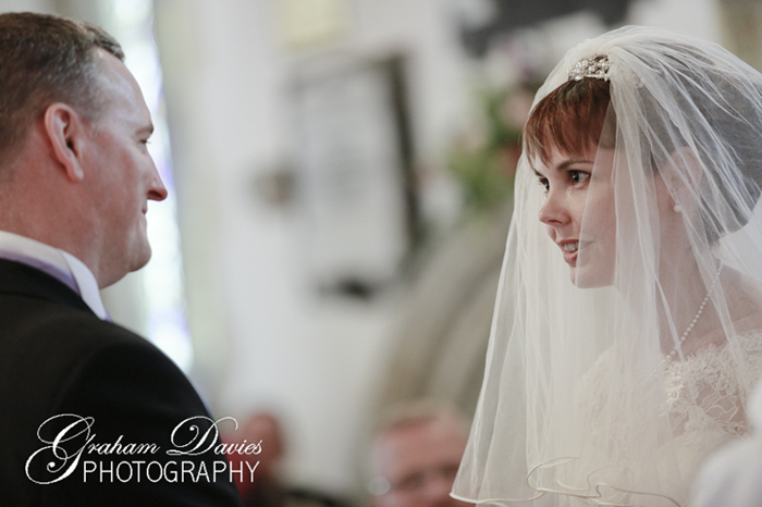 Bride & Groom at ceremony at Wedding at St. Hilary - Wedding Photography at St. Hilary