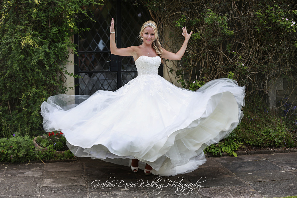 Miskin Manor Bride Photo Shoot - Wedding Photography at Miskin Manor