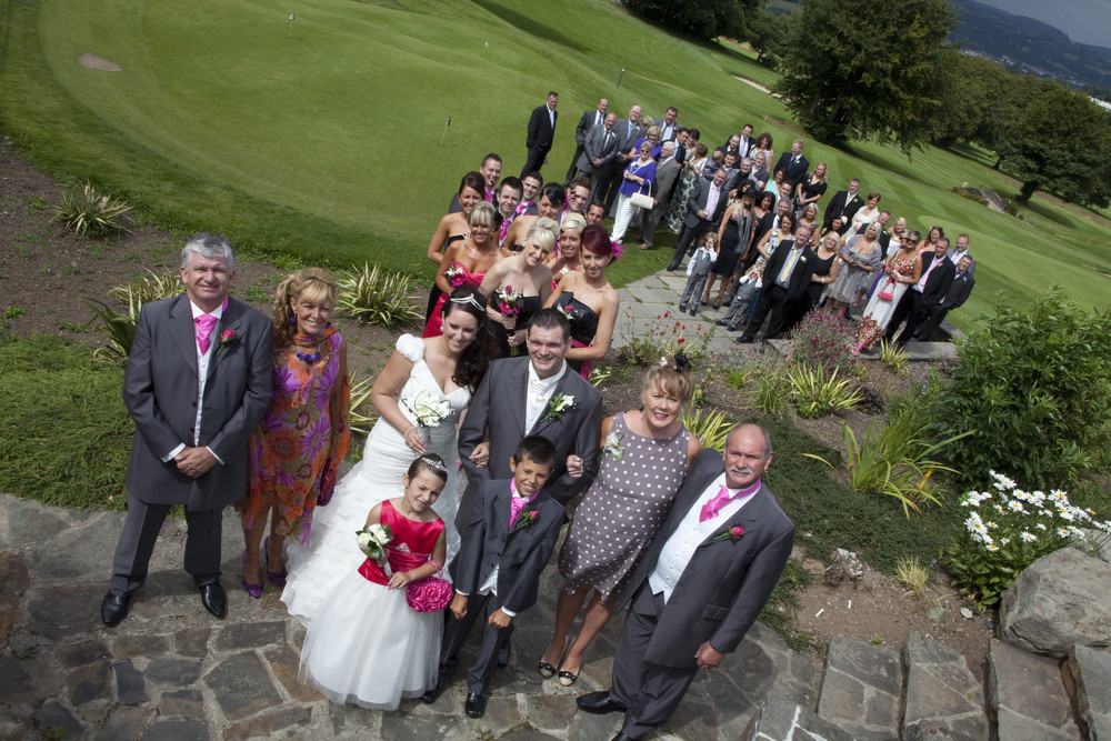 Groups Shot at Bryn Meadows - Wedding Photography at Bryn Meadows Golf & Country Club