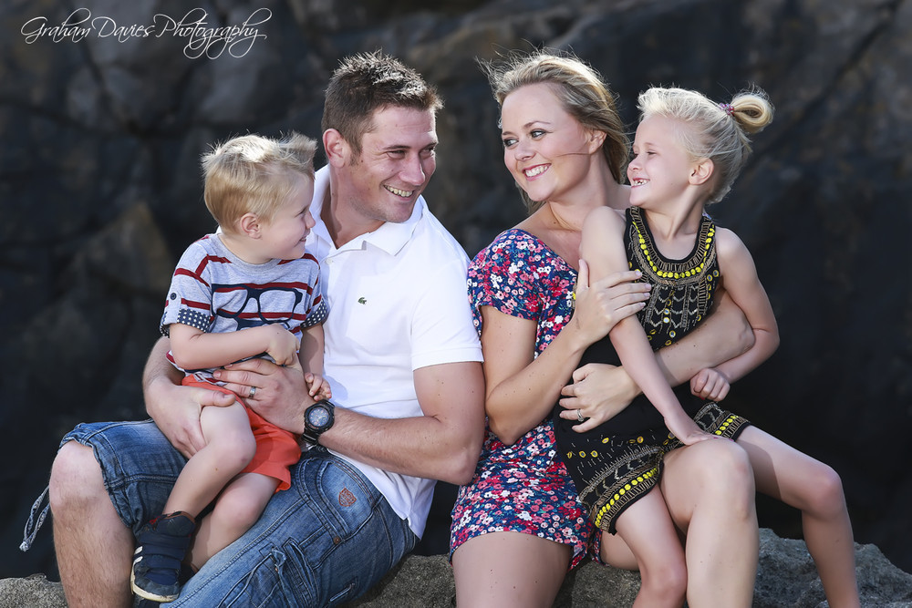 Family Portrait Shoot at Southerndown Beach - Family Portraits