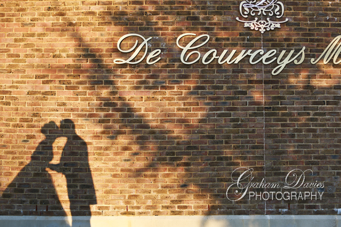 Bride & Groom at De Courceys, Cardiff - Wedding Photography at De Courceys, Cardiff
