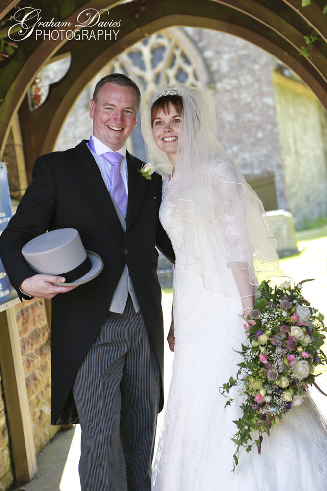 Bride & Groom at Wedding at St. Hilary - Wedding Photography at St. Hilary