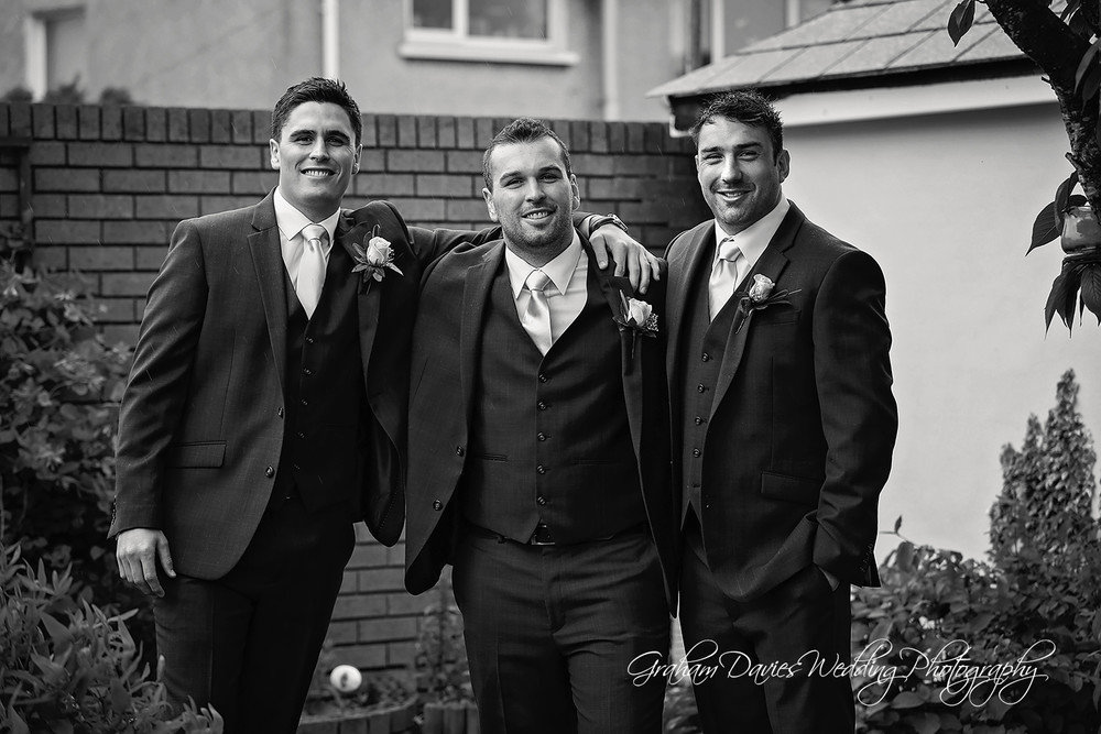 Miskin Manor Groom and Best Man photograph - Wedding Photography at Miskin Manor
