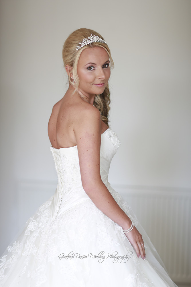 Miskin Manor bride getting ready - Wedding Photography at Miskin Manor