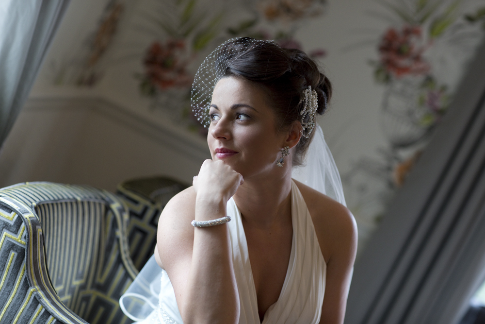 Bride at Coed y Mwstwr Hotel, Bridgend - Wedding Photography at Coed y Mwstwr Hotel