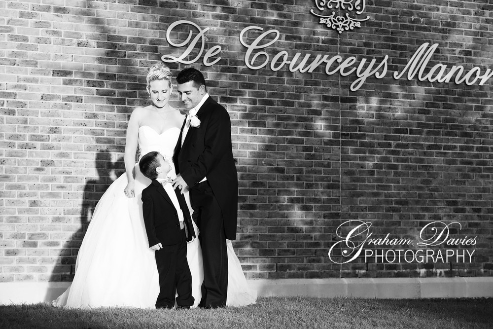 Bride & Groom at De Courceys, Cardiff - Wedding Photography at De Courceys, Cardiff