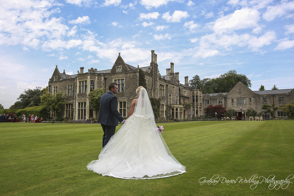 Miskin Manor Bride & Groom photo shoot - Wedding Photography at Miskin Manor