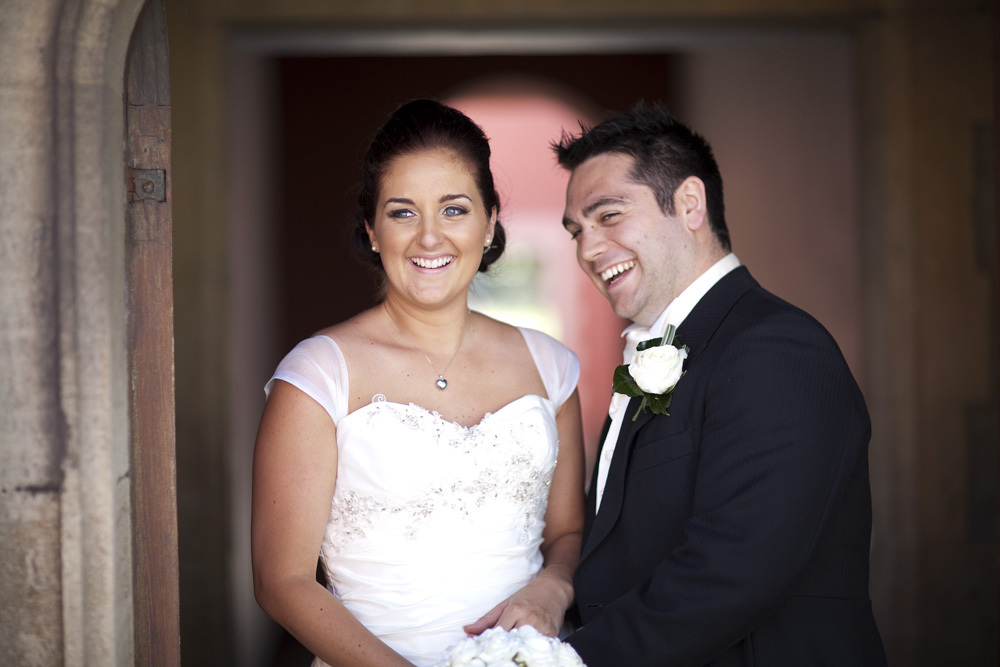 Bride and Groom at Bear Hotel, Cowbridge - Wedding Photography at The Bear Hotel, Cowbridge