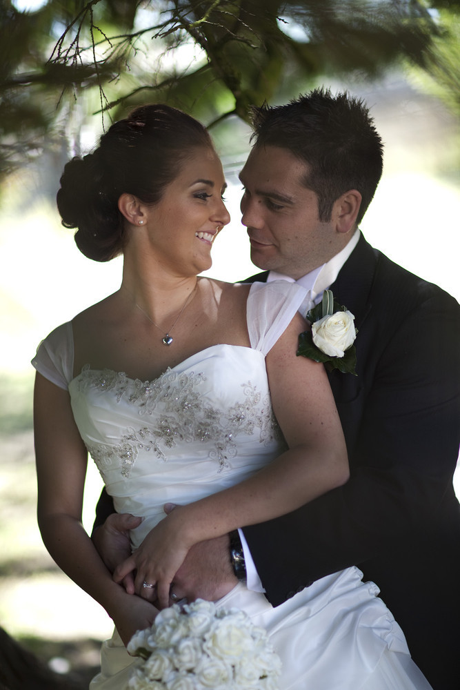 Bride and Groom at Bear Hotel, Cowbridge - Wedding Photography at The Bear Hotel, Cowbridge