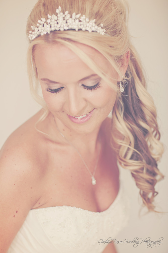 Miskin Manor Bride getting ready - Wedding Photography at Miskin Manor