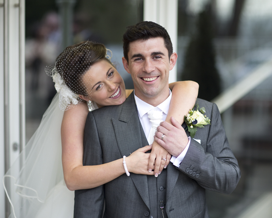 Bride & Groom at Coed Y Mwstwr Hotel, Bridgend - Wedding Photography at Coed y Mwstwr Hotel
