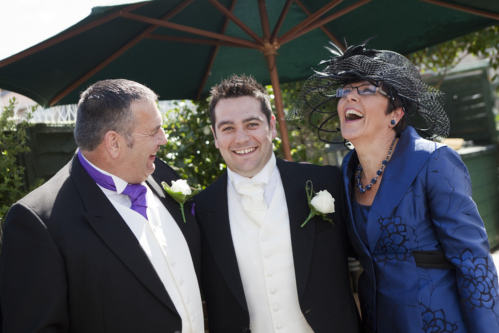 Grooms family at Bear Hotel, Cowbridge - Wedding Photography at The Bear Hotel, Cowbridge