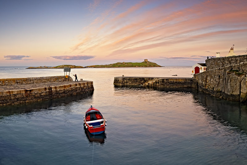 Coliemore Harbour Sunset. - CO. DUBLIN