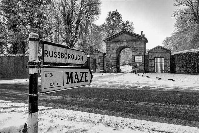 Russborough Gate Winter II.. - CO. WICKLOW