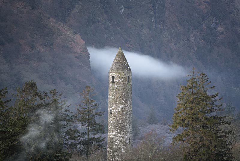 Glendalough Round Tower - CO. WICKLOW