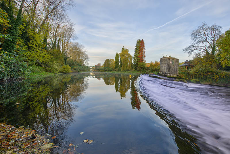 Straffan Weir, the K club, Co kildare