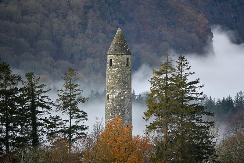 Glendalough Round Tower - CO. WICKLOW