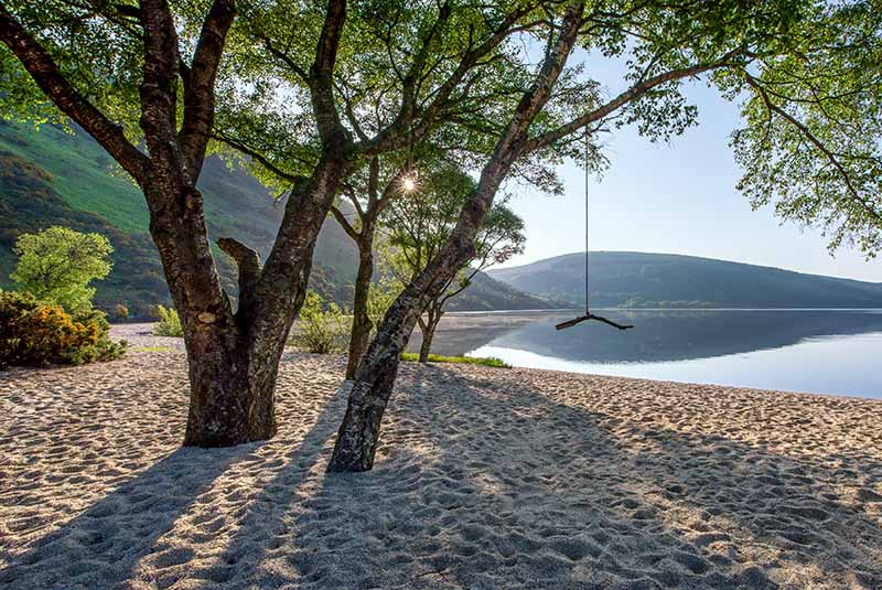 Lough Dan Beach Swing - CO. WICKLOW