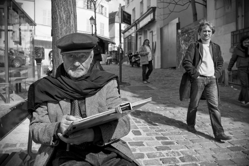 Montmartre Artist, Paris, France - TRAVEL