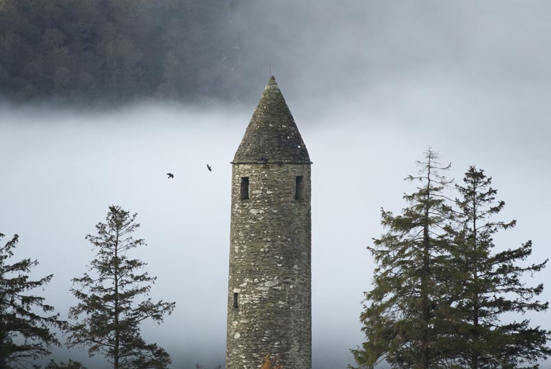 Glendalough Round Tower - CO. WICKLOW