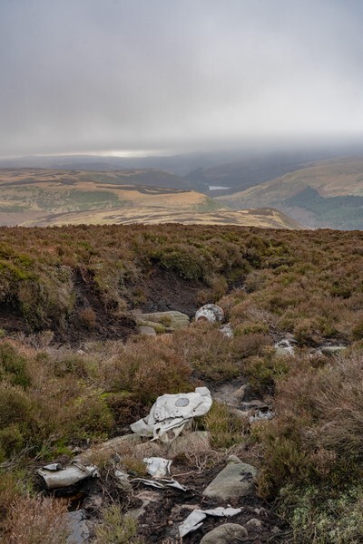 Meteor Wreckage in Meadow Clough - miscellaneous