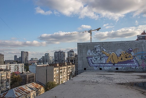 Kiev Rooftop Ukraine Urbex Urban Exploration Rooftop Skyline Kiev City